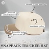 image:imageFunky Junque Womens 2 Tone Trucker Hats  Lightweight Cotton Cap with Sun Protection Golf Beach and Everyday Trendy Caps for WomenKhakiBeige