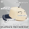 image:imageFunky Junque Womens 2 Tone Trucker Hats  Lightweight Cotton Cap with Sun Protection Golf Beach and Everyday Trendy Caps for WomenNavyBeige