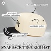 image:imageFunky Junque Womens 2 Tone Trucker Hats  Lightweight Cotton Cap with Sun Protection Golf Beach and Everyday Trendy Caps for WomenRowdy Upside Down  BlackBeige