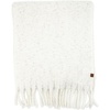 image:imageFunky Junque Womens Chunky Knit Plush Winter Scarf  Soft Warm Oversized Shawl Wrap in Multiple Stylish PatternsSparkle  White