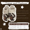 image:imageFunky Junque Womens Clog Slippers Faux Fur House Shoes  Faux fur slippers with soft polyester lining for lounging coffee runs mail checks casual outings amp giftingCow Print  Beige
