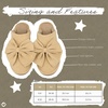 image:imageFunky Junque Womens Clog Slippers Faux Fur House Shoes  Faux fur slippers with soft polyester lining for lounging coffee runs mail checks casual outings amp giftingOversized Bow  Dk Beige