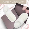 image:imageFunky Junque Womens Clog Slippers Faux Fur House Shoes  Faux fur slippers with soft polyester lining for lounging coffee runs mail checks casual outings amp giftingWaffle Knit  Ivory