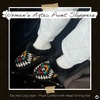 image:imageFunky Junque Womens Clog Slippers Faux Fur House Shoes  Faux fur slippers with soft polyester lining for lounging coffee runs mail checks casual outings amp giftingAztec  Black