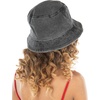 image:imageFunky Junque Womens Embroidered Bucket Hat  Lightweight Cotton Bucket Hat with Sun Protection Beach Festival and Sun Reversible Bucket Hats for WomenPizza Icon  Black