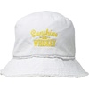 image:imageFunky Junque Womens Embroidered Bucket Hat  Lightweight Cotton Bucket Hat with Sun Protection Beach Festival and Sun Reversible Bucket Hats for WomenSunshine  Whiskey  White