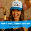 image:imageFunky Junque Womens Funny Trucker Hats  Adult Humor for Bachelorette Girls Trips Festivals amp Birthday GiftIll Bring the Alcohol  WhiteAqua