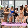 image:imageFunky Junque Womens Funny Trucker Hats  Adult Humor for Bachelorette Girls Trips Festivals amp Birthday GiftIll Bring the Alibi  WhiteLight Pink