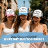 image:imageFunky Junque Womens Funny Trucker Hats  Adult Humor for Bachelorette Girls Trips Festivals amp Birthday GiftIll Bring the Aspirin  WhiteLt Blue