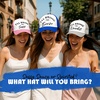 image:imageFunky Junque Womens Funny Trucker Hats  Adult Humor for Bachelorette Girls Trips Festivals amp Birthday GiftIll Bring the Booze  WhiteRoyal Blue