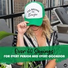 image:imageFunky Junque Womens Funny Trucker Hats  Adult Humor for Bachelorette Girls Trips Festivals amp Birthday GiftIll Bring the Boujee  WhiteKelly Green