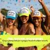 image:imageFunky Junque Womens Funny Trucker Hats  Adult Humor for Bachelorette Girls Trips Festivals amp Birthday GiftIll Bring the Dance Moves  WhiteNeon Yellow