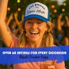 image:imageFunky Junque Womens Funny Trucker Hats  Adult Humor for Bachelorette Girls Trips Festivals amp Birthday GiftIll Bring the Dance Music  WhiteRoyal Blue