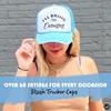 image:imageFunky Junque Womens Funny Trucker Hats  Adult Humor for Bachelorette Girls Trips Festivals amp Birthday GiftIll Bring the Excuses  White Light Blue