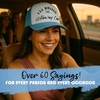 image:imageFunky Junque Womens Funny Trucker Hats  Adult Humor for Bachelorette Girls Trips Festivals amp Birthday GiftIll Bring the Getaway Car  WhiteLt Blue