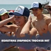 image:imageFunky Junque Womens Funny Trucker Hats  Adult Humor for Bachelorette Girls Trips Festivals amp Birthday GiftIll Bring the Jokes  WhiteNavy