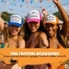 image:imageFunky Junque Womens Funny Trucker Hats  Adult Humor for Bachelorette Girls Trips Festivals amp Birthday GiftIll Bring the Mayhem  WhiteNeon Orange