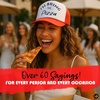 image:imageFunky Junque Womens Funny Trucker Hats  Adult Humor for Bachelorette Girls Trips Festivals amp Birthday GiftIll Bring the Pizza  WhiteRed