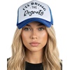 image:imageFunky Junque Womens Funny Trucker Hats  Adult Humor for Bachelorette Girls Trips Festivals amp Birthday GiftIll Bring the Regrets  WhiteRoyal Blue