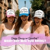 image:imageFunky Junque Womens Funny Trucker Hats  Adult Humor for Bachelorette Girls Trips Festivals amp Birthday GiftIll Bring the Rose  WhiteLt Pink
