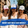 image:imageFunky Junque Womens Funny Trucker Hats  Adult Humor for Bachelorette Girls Trips Festivals amp Birthday GiftIll Bring the Voice of Reason  WhiteRoyal Blue