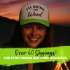 image:imageFunky Junque Womens Funny Trucker Hats  Adult Humor for Bachelorette Girls Trips Festivals amp Birthday GiftIll Bring the Weed  WhiteNeon Green