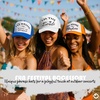 image:imageFunky Junque Womens Funny Trucker Hats  Adult Humor for Bachelorette Girls Trips Festivals amp Birthday GiftIm the Bride White