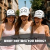 image:imageFunky Junque Womens Funny Trucker Hats  Adult Humor for Bachelorette Girls Trips Festivals amp Birthday GiftIm the Maid of Honor  WhiteBlack