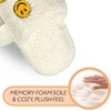 image:imageFunky Junque Womens Fuzzy House Slippers  Cozy Indoor Outdoor Fluffy Clog Christmas Slippers Soft Bedroom Shoes for WomenMini Smiley