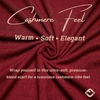 image:imageFunky Junque Womens Pashmina Scarf  Cashmere Feel Shawl Wrap for Weddings Evening Dresses amp Winter OutfitsBurgundy