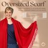 image:imageFunky Junque Womens Pashmina Scarf  Cashmere Feel Shawl Wrap for Weddings Evening Dresses amp Winter OutfitsRed