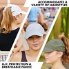 image:imageFunky Junque Womens Ponytail Hat  High amp Messy Bun Baseball Cap with 5Slit Design MoistureWicking Sports HatsOlive