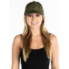 image:imageFunky Junque Womens Ponytail Hat  High amp Messy Bun Baseball Cap with 5Slit Design MoistureWicking Sports HatsOlive