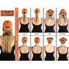 image:imageFunky Junque Womens Ponytail Hat  High amp Messy Bun Baseball Cap with 5Slit Design MoistureWicking Sports HatsOrange