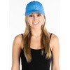 image:imageFunky Junque Womens Ponytail Hat  High amp Messy Bun Baseball Cap with 5Slit Design MoistureWicking Sports HatsSky Blue