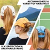 image:imageFunky Junque Womens Ponytail Hat  High amp Messy Bun Baseball Cap with 5Slit Design MoistureWicking Sports HatsSky Blue