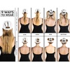 image:imageFunky Junque Womens Ponytail Hat  High amp Messy Bun Baseball Cap with 5Slit Design MoistureWicking Sports HatsWhite