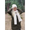 image:imageFunky Junque Womens Winter Scarf  Soft Chenille Knit Shawl Wrap Warm Cozy Blanket Scarf for Cold WeatherChenille Confetti Taupe
