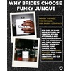 image:imageHidden Hip Flask  6 Pack 1 Bride White amp 5 Squad Black  Stainless steel hip flask with etched sayings for weddings bachelor parties bachelorette getaways amp celebrationsBride White