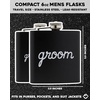 image:imageHidden Hip Flask  6 Pack 1 Bride White amp 5 Squad Black  Stainless steel hip flask with etched sayings for weddings bachelor parties bachelorette getaways amp celebrations6 Pack 1 Groom Black  5 Groomsman Black