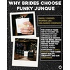 image:imageHidden Hip Flask  6 Pack 1 Bride White amp 5 Squad Black  Stainless steel hip flask with etched sayings for weddings bachelor parties bachelorette getaways amp celebrationsBride  Block Lettering White