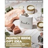 image:imageHidden Hip Flask  6 Pack 1 Bride White amp 5 Squad Black  Stainless steel hip flask with etched sayings for weddings bachelor parties bachelorette getaways amp celebrationsBride White