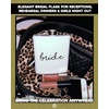 image:imageHidden Hip Flask  6 Pack 1 Bride White amp 5 Squad Black  Stainless steel hip flask with etched sayings for weddings bachelor parties bachelorette getaways amp celebrationsBride White