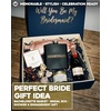 image:imageHidden Hip Flask  6 Pack 1 Bride White amp 5 Squad Black  Stainless steel hip flask with etched sayings for weddings bachelor parties bachelorette getaways amp celebrations6 Pack Bride  Maid of Honor  4 Bridesmaid