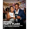 image:imageHidden Hip Flask  6 Pack 1 Bride White amp 5 Squad Black  Stainless steel hip flask with etched sayings for weddings bachelor parties bachelorette getaways amp celebrations2 Pack Mr Black  Mrs White