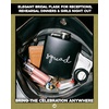 image:imageHidden Hip Flask  6 Pack 1 Bride White amp 5 Squad Black  Stainless steel hip flask with etched sayings for weddings bachelor parties bachelorette getaways amp celebrationsSquad Black