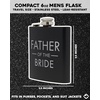 image:imageHidden Hip Flask  6 Pack 1 Bride White amp 5 Squad Black  Stainless steel hip flask with etched sayings for weddings bachelor parties bachelorette getaways amp celebrationsFather of the Bride Black