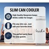 image:imageSlim Can Cooler  6 Pack Squad  Bridal Slim can cooler with bride amp bquad script for bachelorette parties girls nights getaways amp wedding favorsBride White