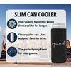 image:imageSlim Can Cooler  6 Pack Squad  Bridal Slim can cooler with bride amp bquad script for bachelorette parties girls nights getaways amp wedding favorsSquad Black