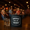 image:imageStainless Steel 6 Oz Hip Flask  Beast of Bourbon  Drinking flask with humorous inscription for weddings bachelor parties sporting events amp golf outingsWhiskey Makes Me Frisky Black